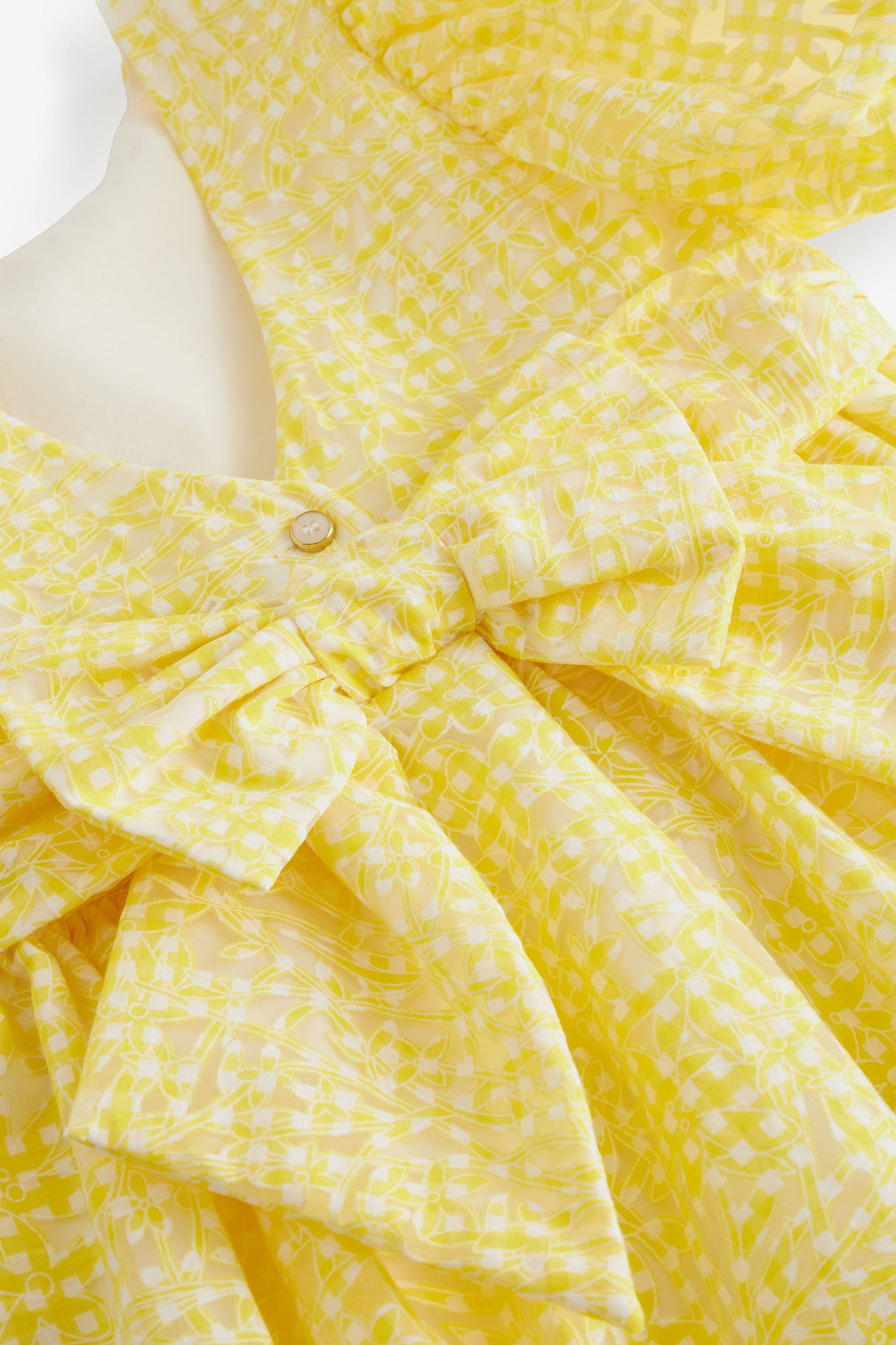 Next yellow gingham dress cheap