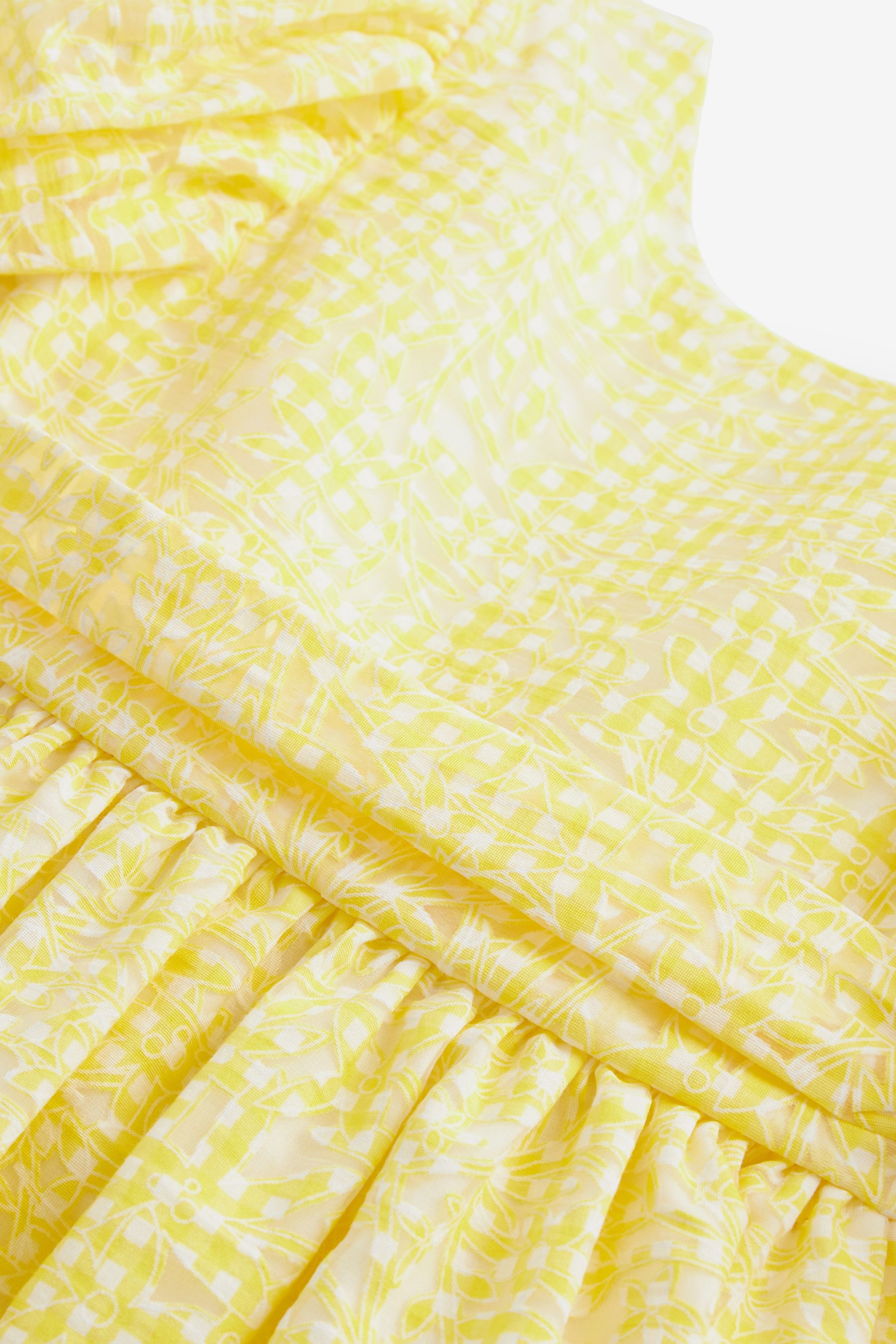 Buy Baker by Ted Baker Yellow Gingham Dress from Next Luxembourg