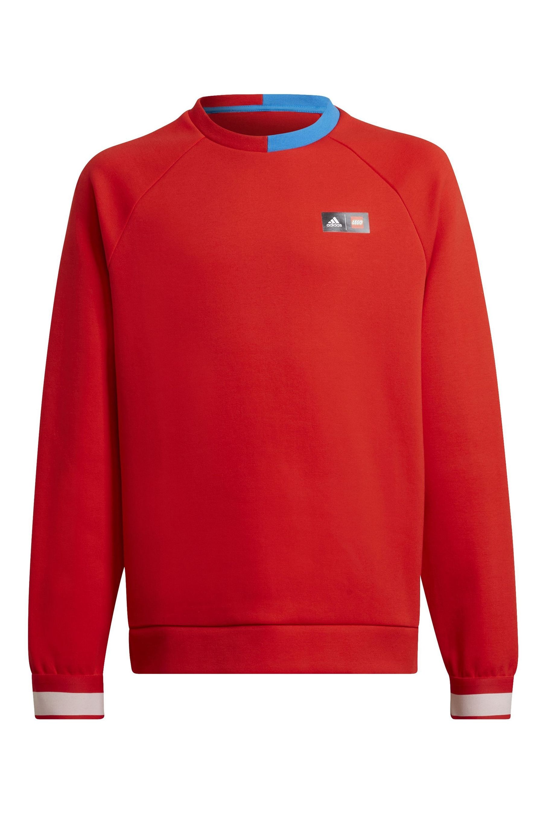 Buy adidas Red adidas x LEGO Red Sweatshirt from Next Luxembourg