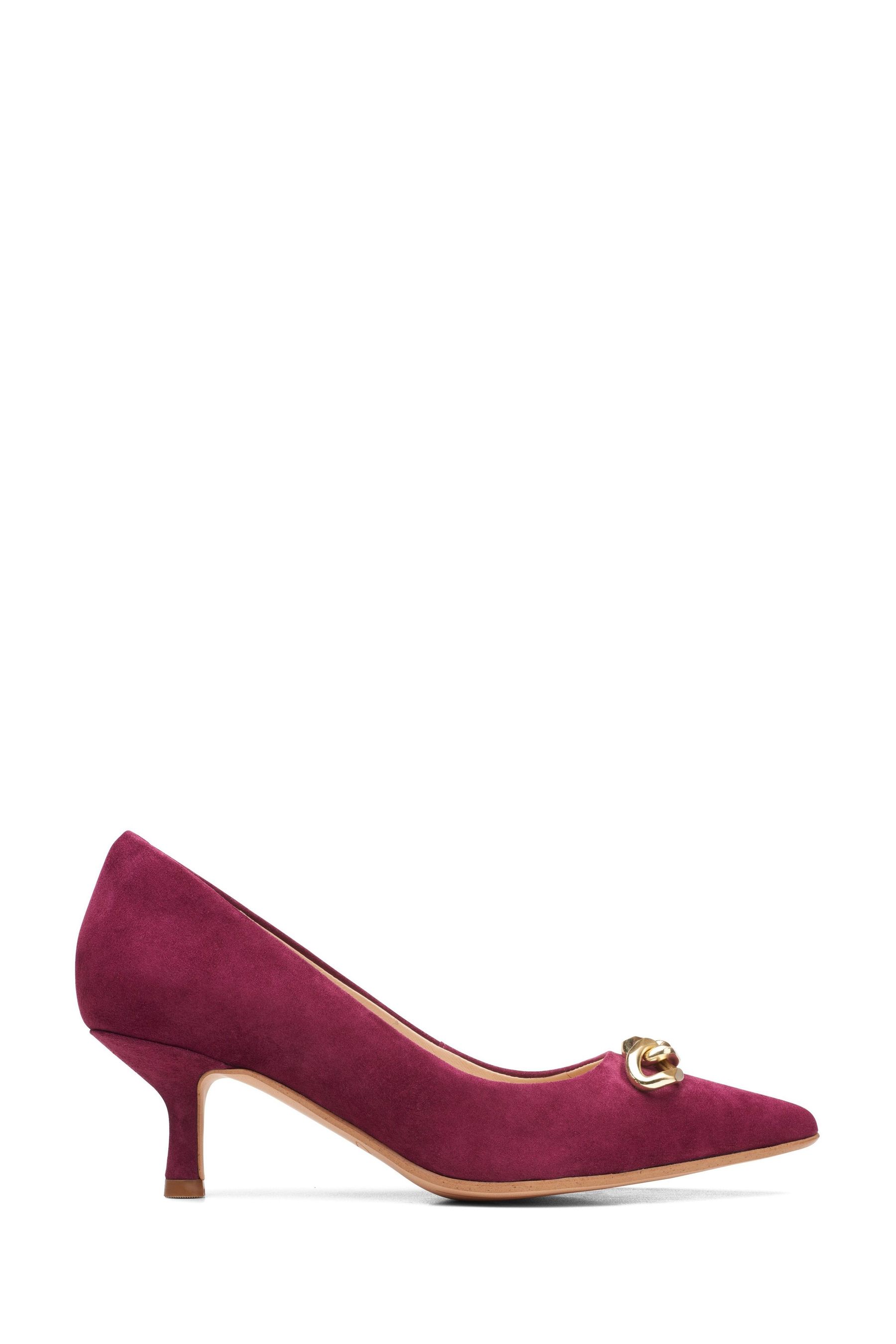 Clarks red heels hotsell
