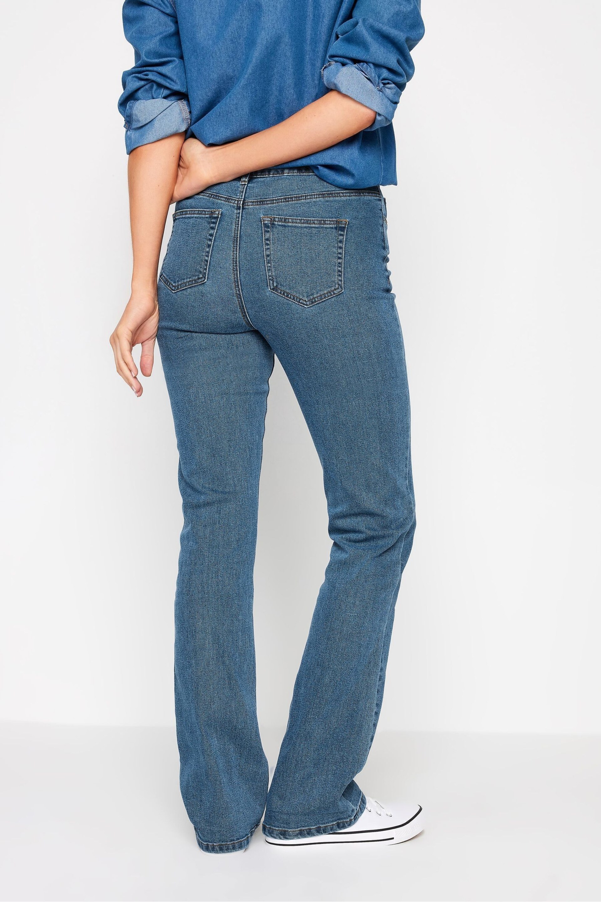Long Tall Sally Blue Bootcut Jeans - Image 2 of 4
