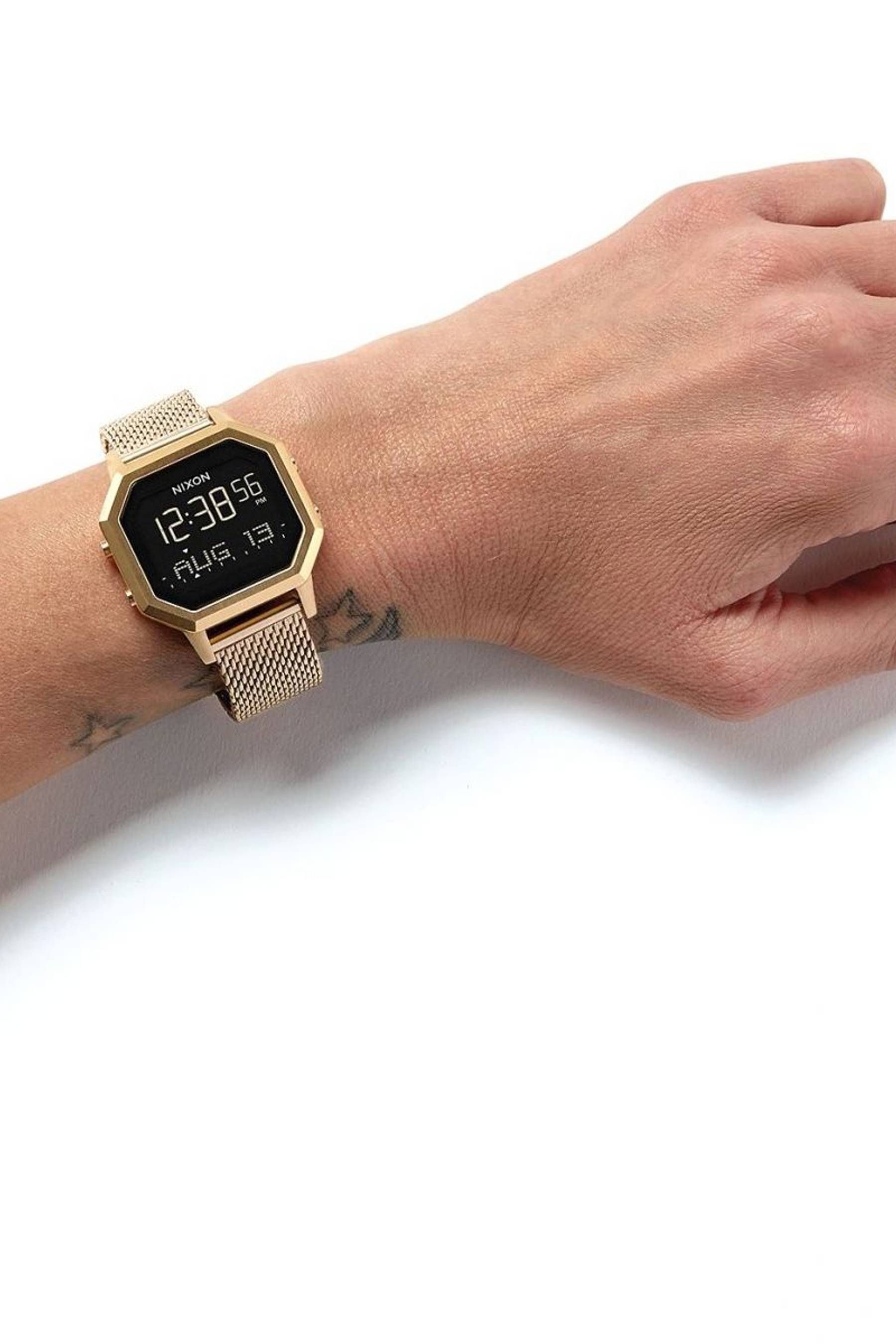 Nixon siren all black shop