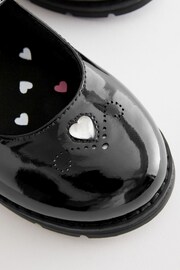 Black School Gem Mary Jane Shoes - Image 5 of 5