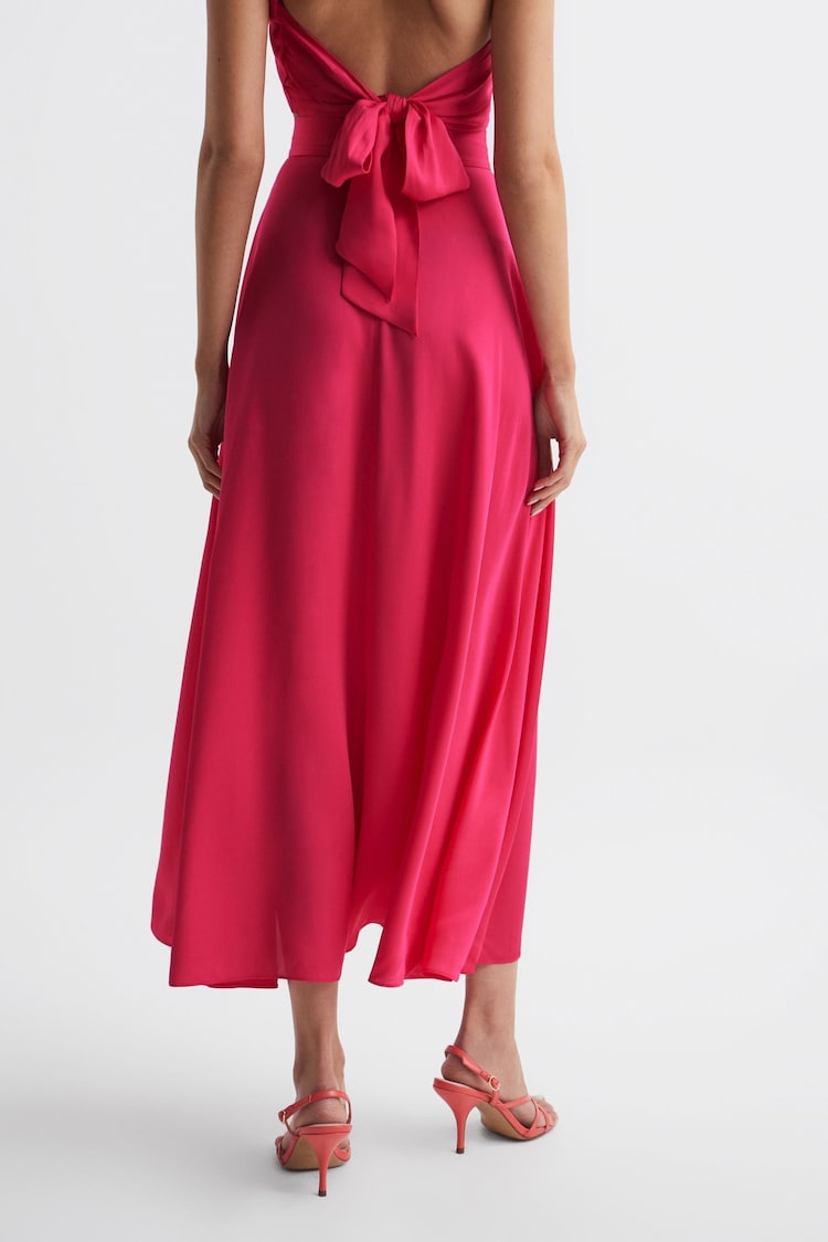 Reiss Pink Ruby Occasion Maxi Skirt - Image 5 of 5