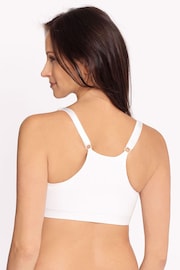 JoJo Maman Bébé White Cotton Rich Seamless Maternity & Nursing Bra - Image 3 of 3