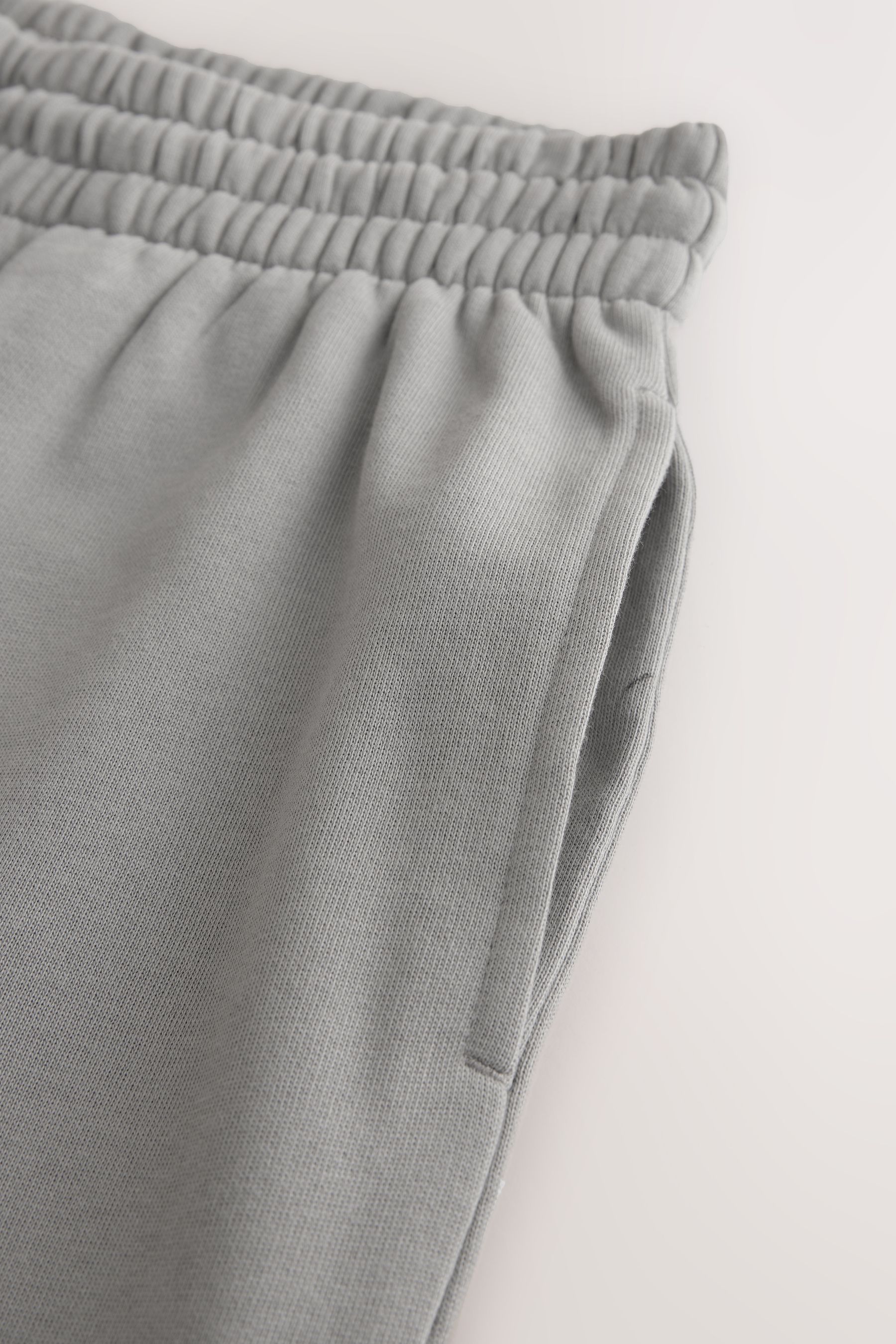 Grey cuffed hem joggers best sale