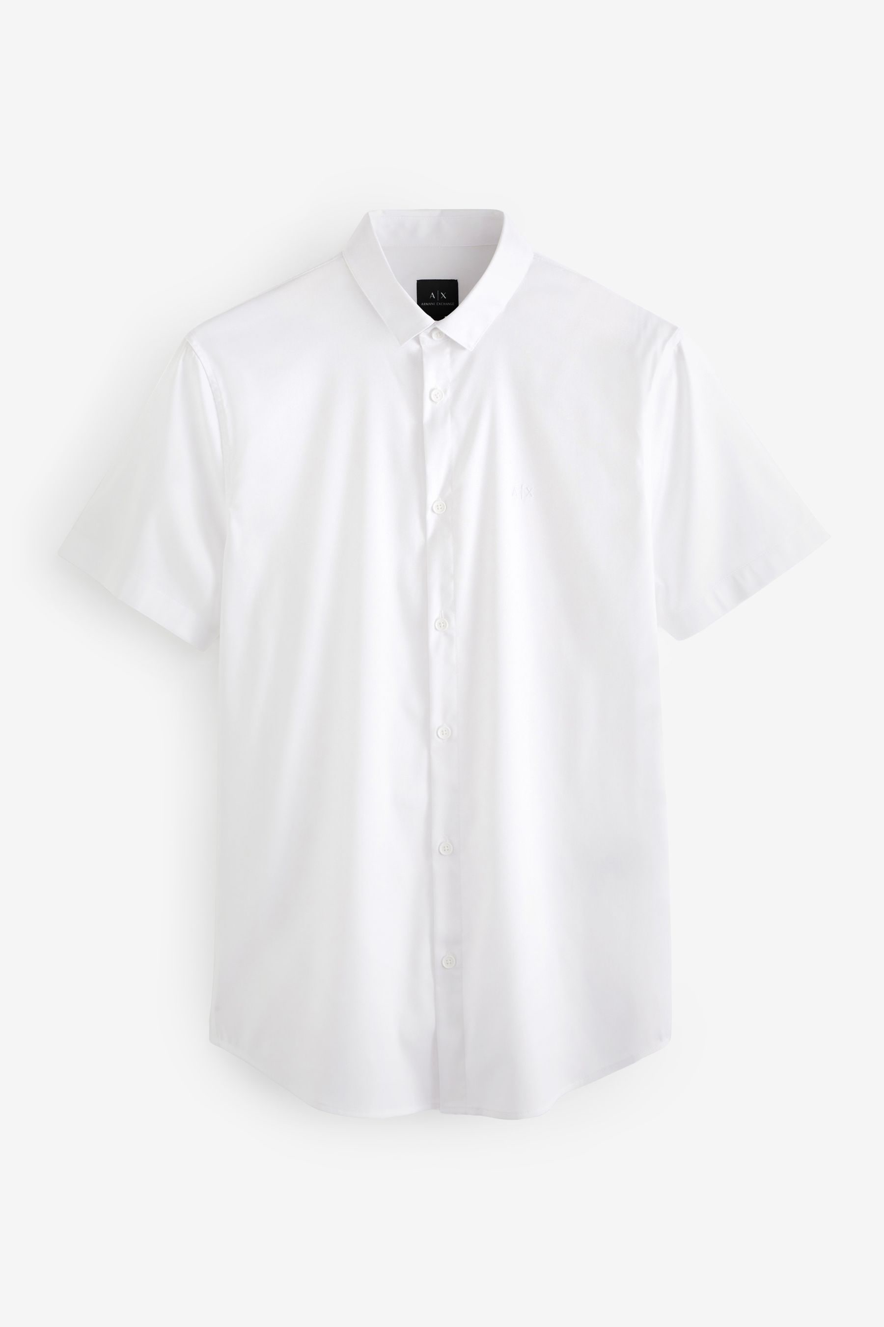 Armani white short sleeve shirt cheap