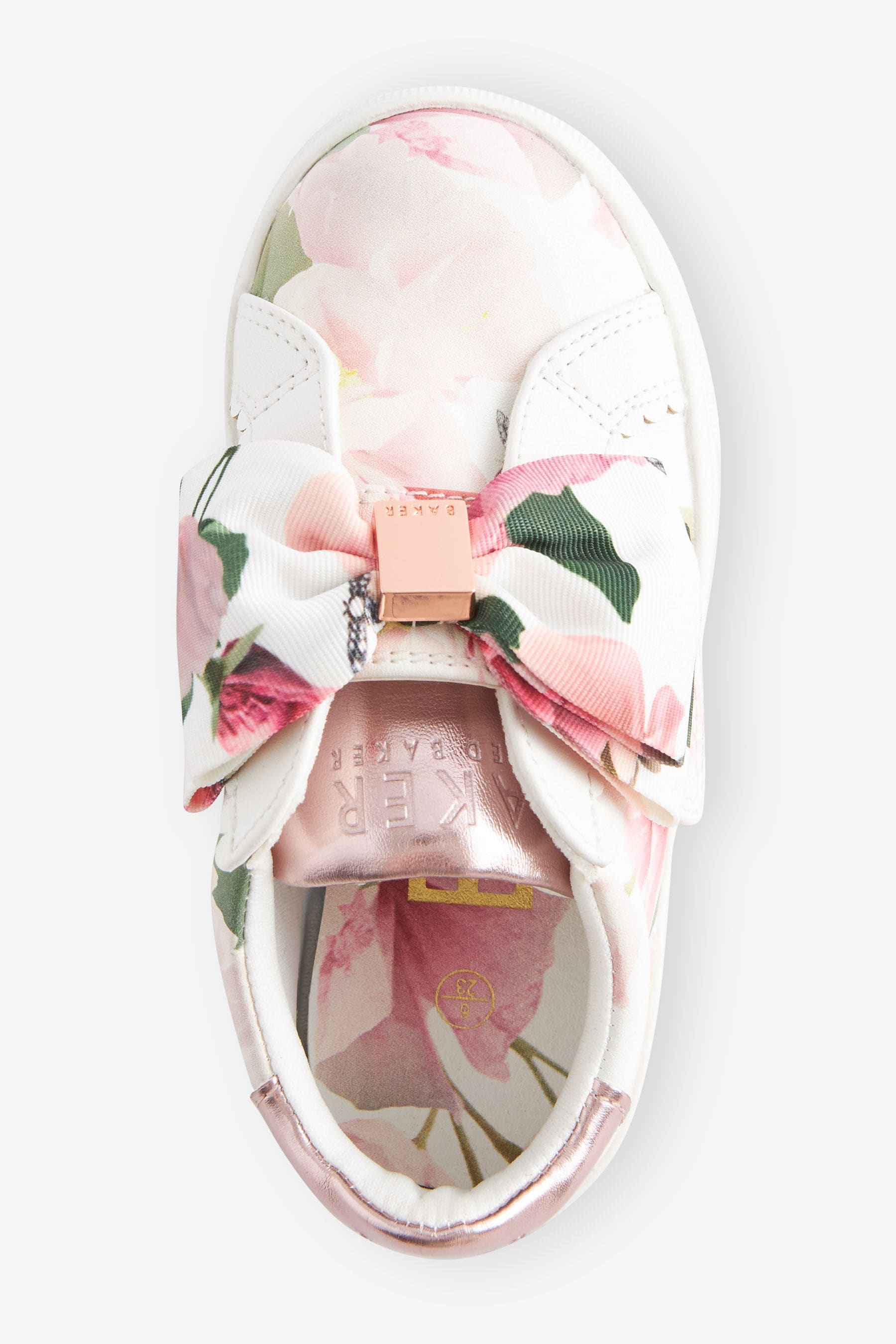 Girls floral trainers online
