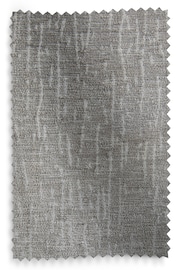 Silver Grey Heavyweight Chenille Super Thermal Eyelet Door Curtain - Image 4 of 4