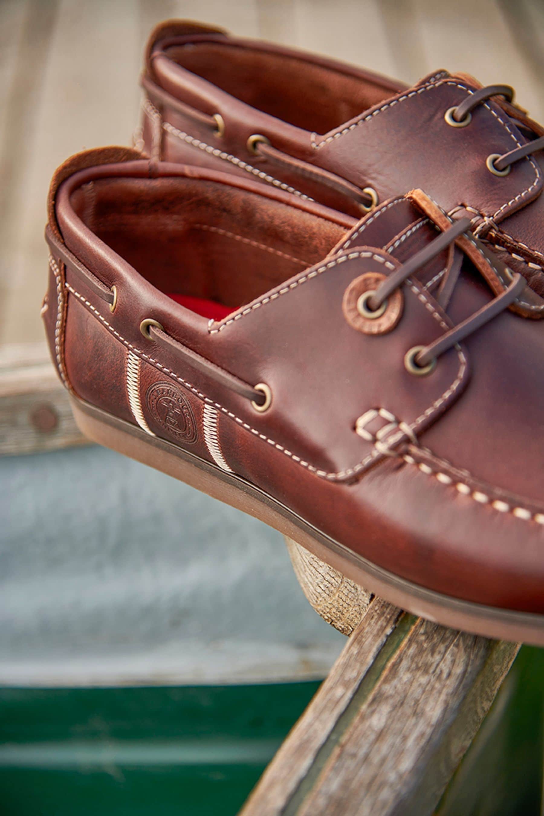 Buy Barbour Dark Brown Wake Boat Shoes from Next Malta