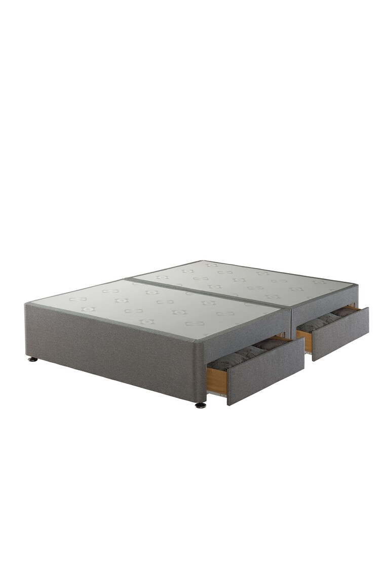 Sealy Silver Fox Enhance Ashton Mattress and Storage Divan Base Set - Image 2 of 7