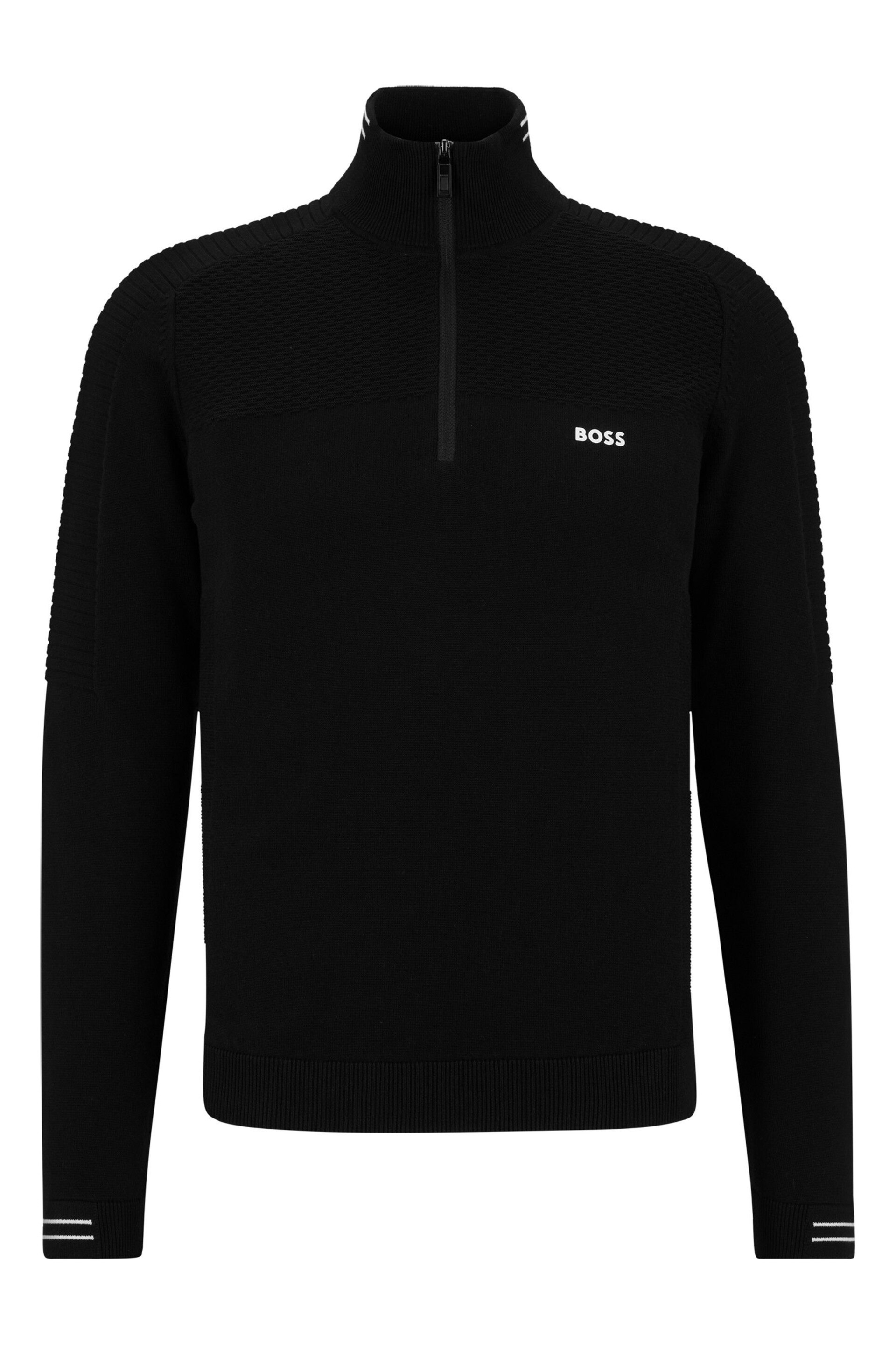 BOSS Black Zolet Quarter Zip Jumper - Image 5 of 5