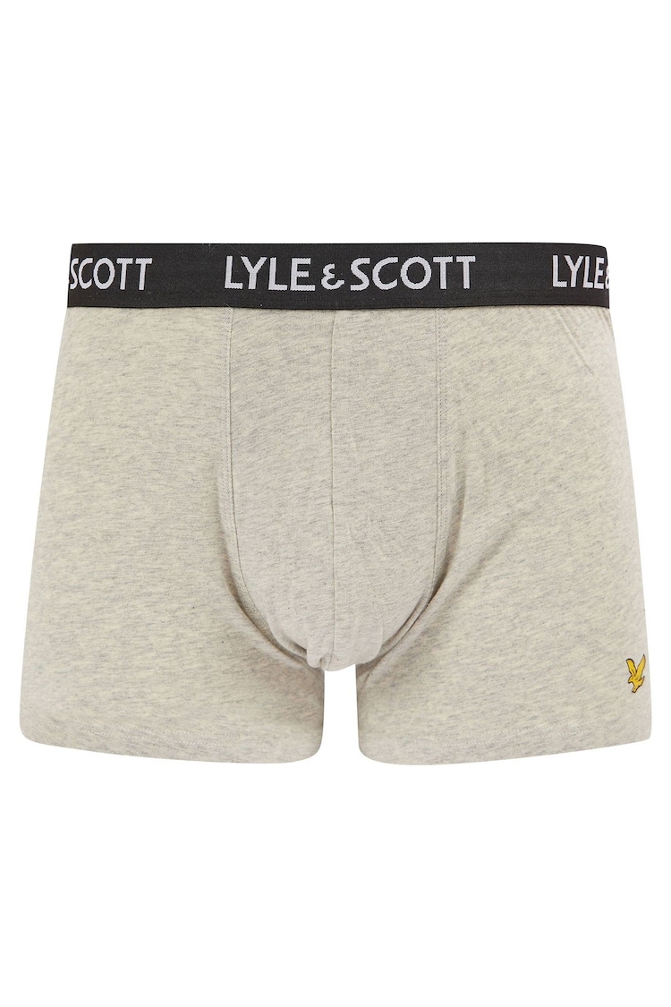 Lyle & Scott White Miller Underwear Trunks 5 Pack - Image 5 of 5