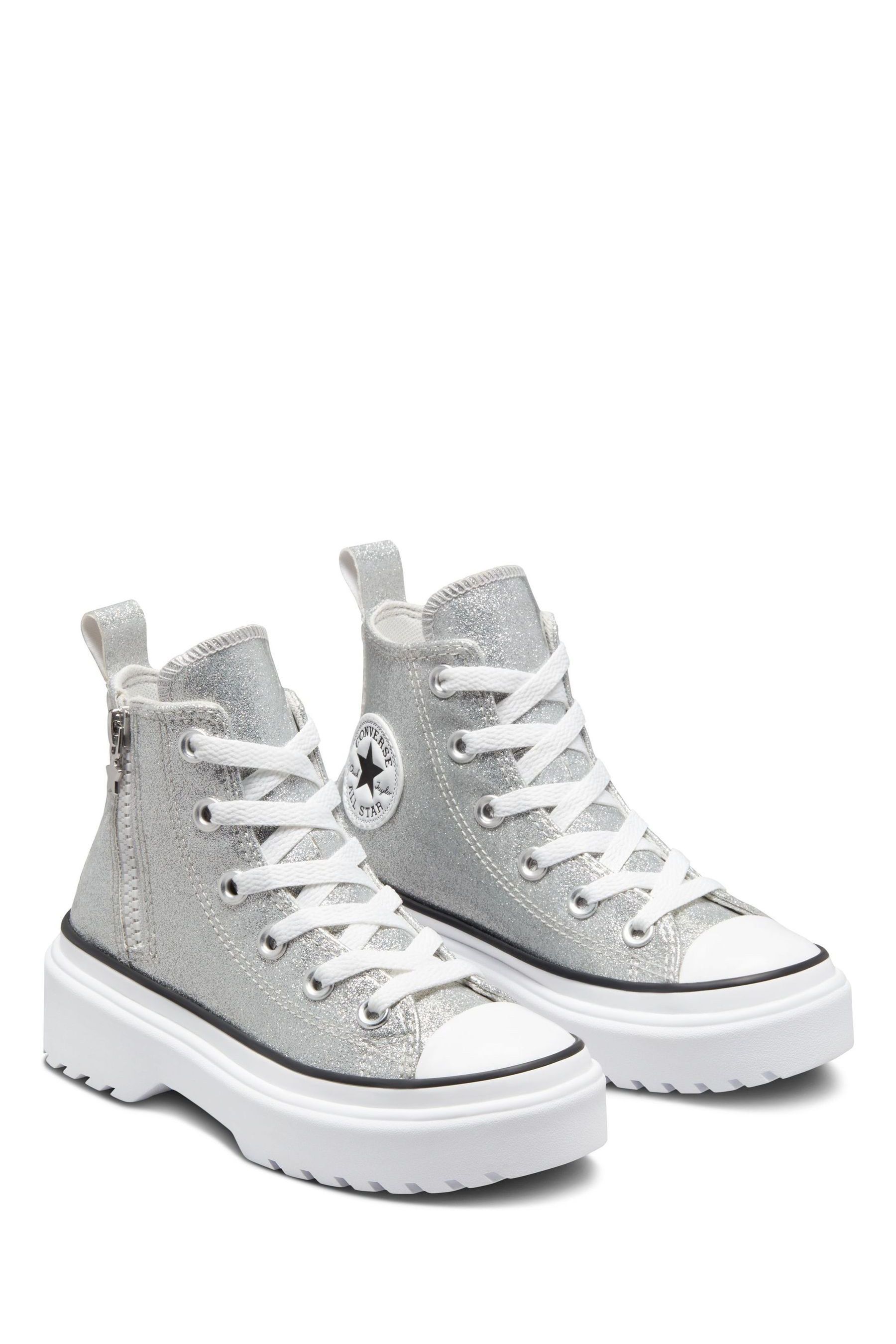 Buy Converse Silver Lugged Lift Junior Trainers from Next Austria
