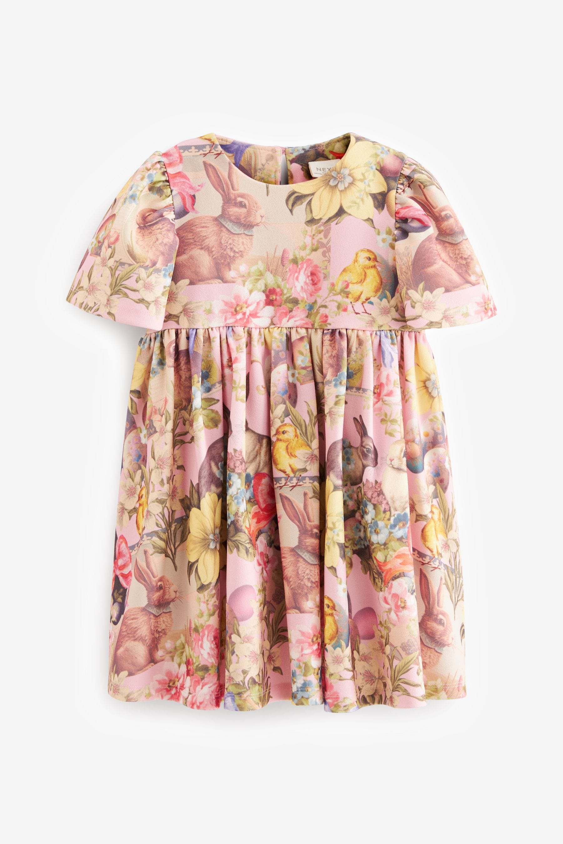 Buy Pink Bunny Ponte Dress 3mths 7yrs from Next Luxembourg