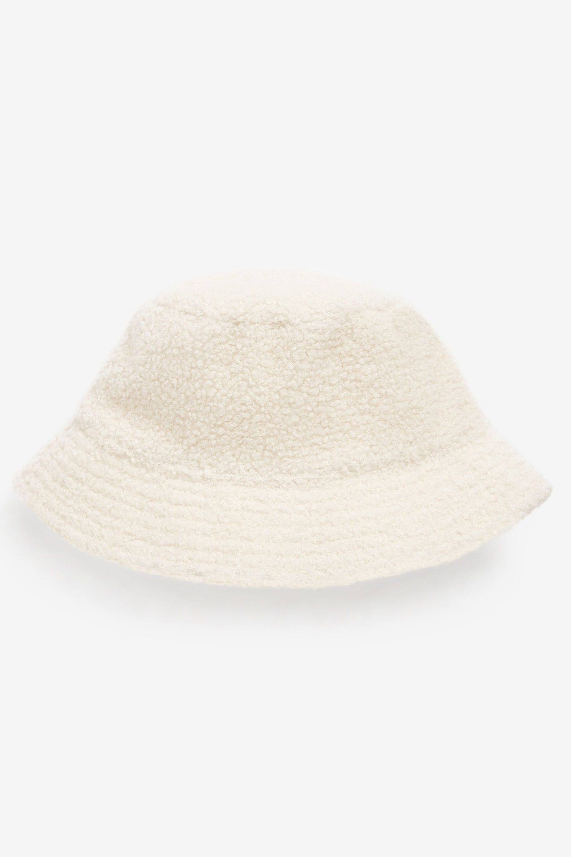 Cream Teddy Borg Bucket Hat - Image 4 of 4