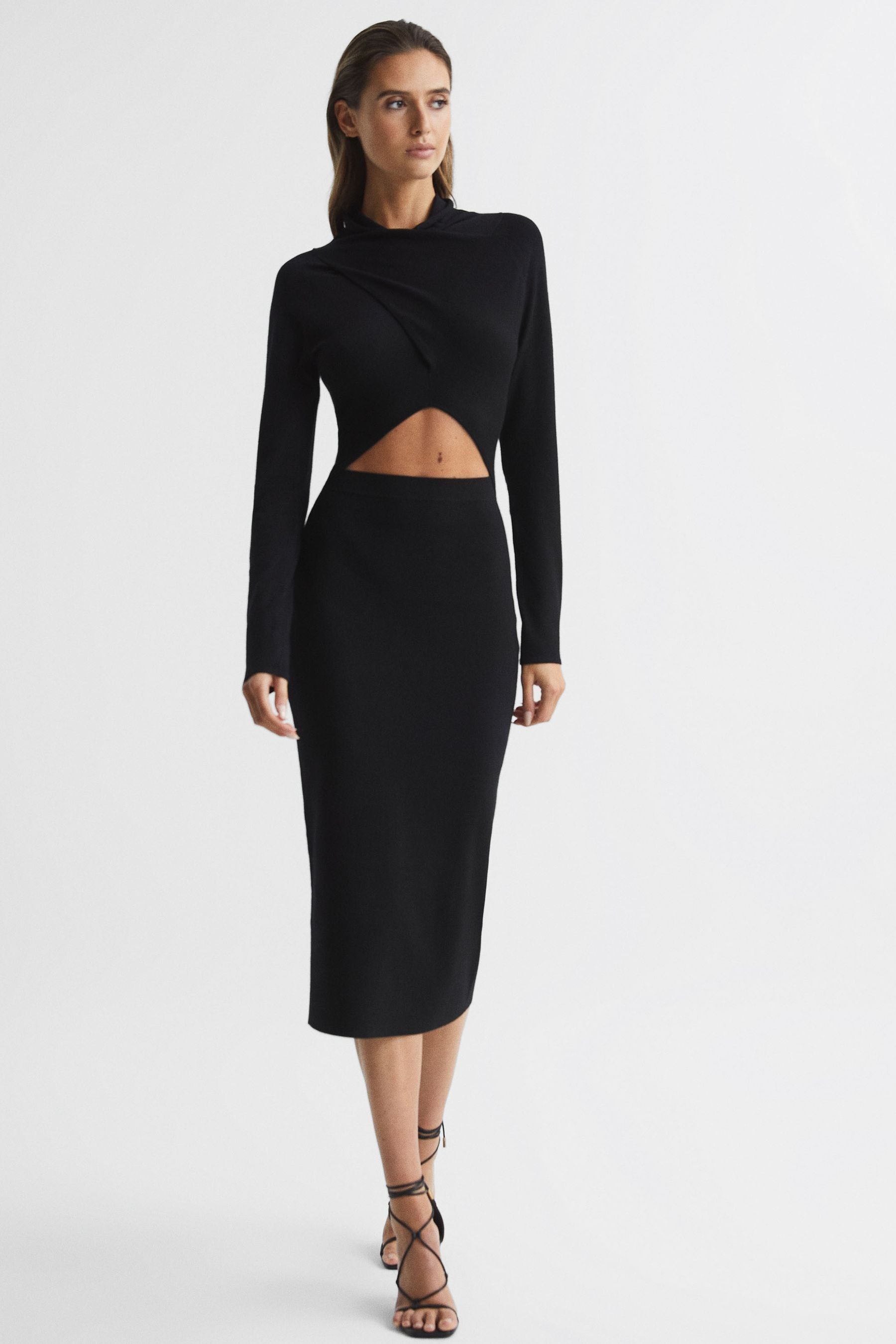 Midriff cut out dress 2025