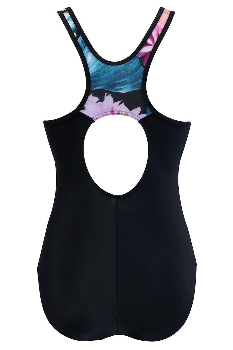 Pour Moi Black & Blue Multi Energy Chlorine Resistant Swimsuit - Image 5 of 5