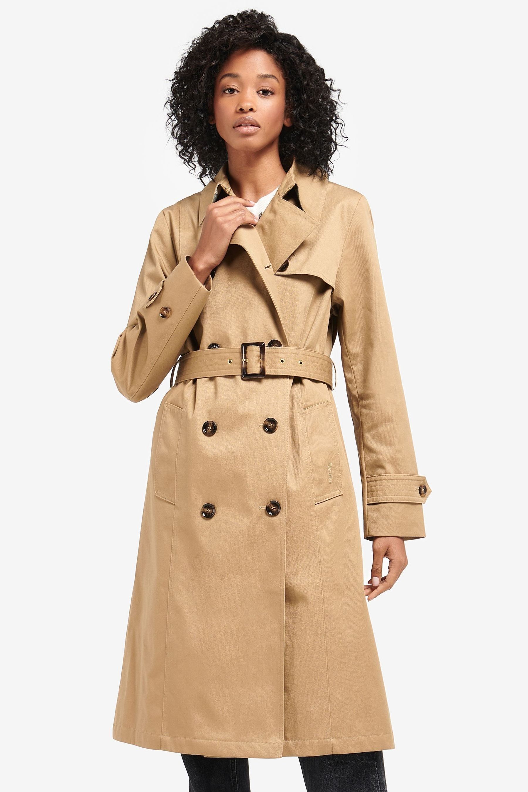 Buy Barbour Beige Greita Mac Coat from Next Germany
