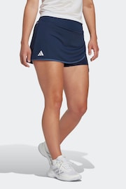 adidas Navy Tennis Club Skirt - Image 1 of 6