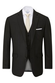 Skopes Black Tailored Fit Montague Suit: Jacket - Image 5 of 6