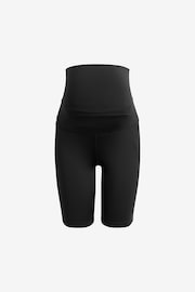 Black Maternity Sports Cycling Shorts - Image 5 of 7