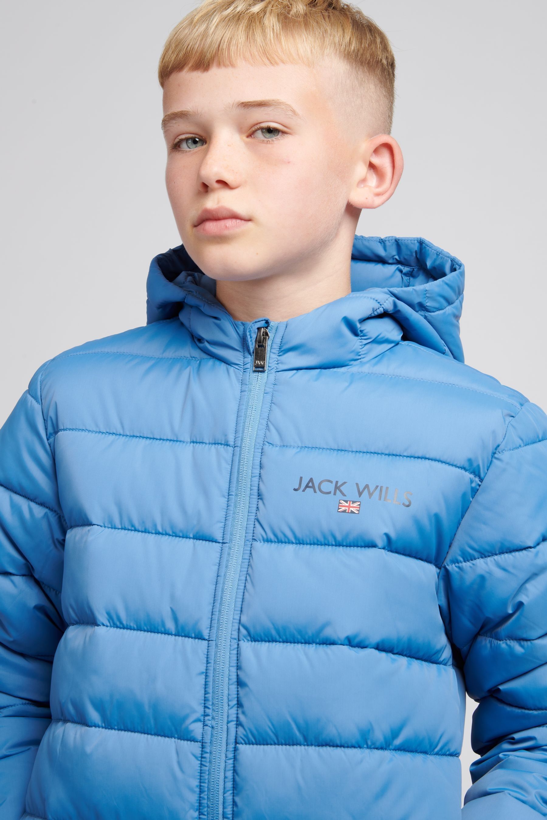 Buy JW Font Padded Puffer Coat from Next Luxembourg