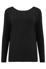 Pour Moi Black Cross Back Jersey T-Shirt - Image 3 of 4