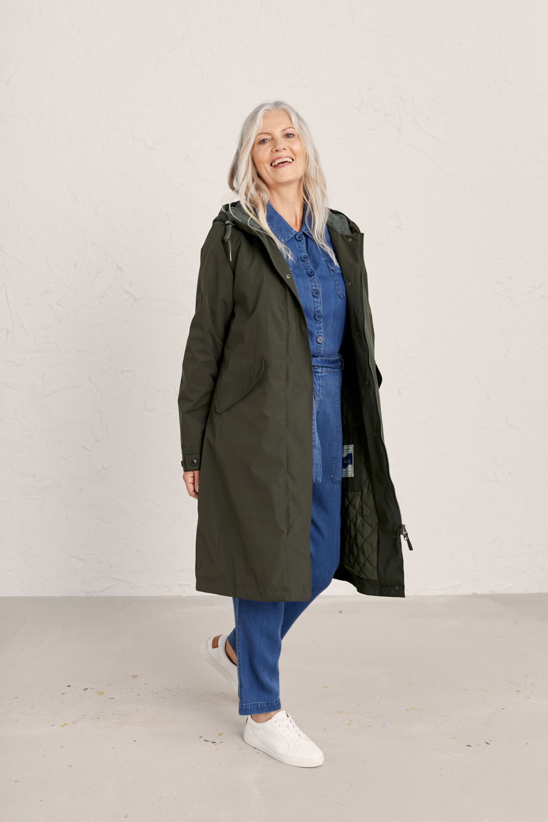 Petite waterproof coat top