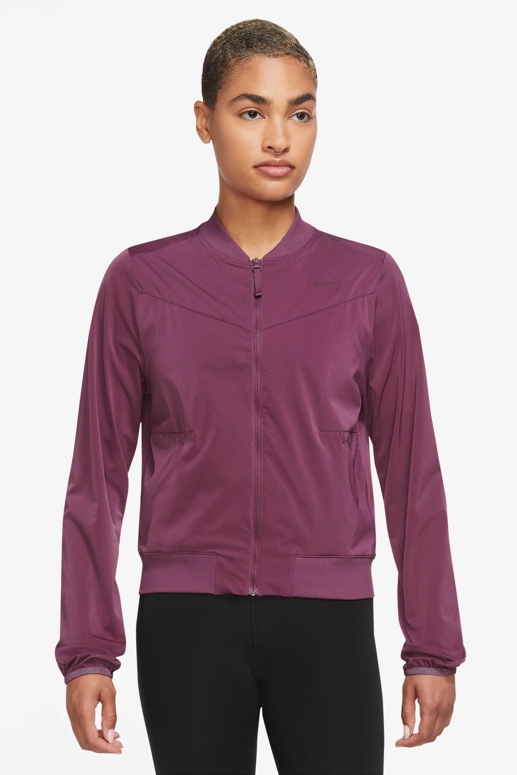 Buy Nike Pink Dri FIT Bliss Bomber Jacket from Next Luxembourg