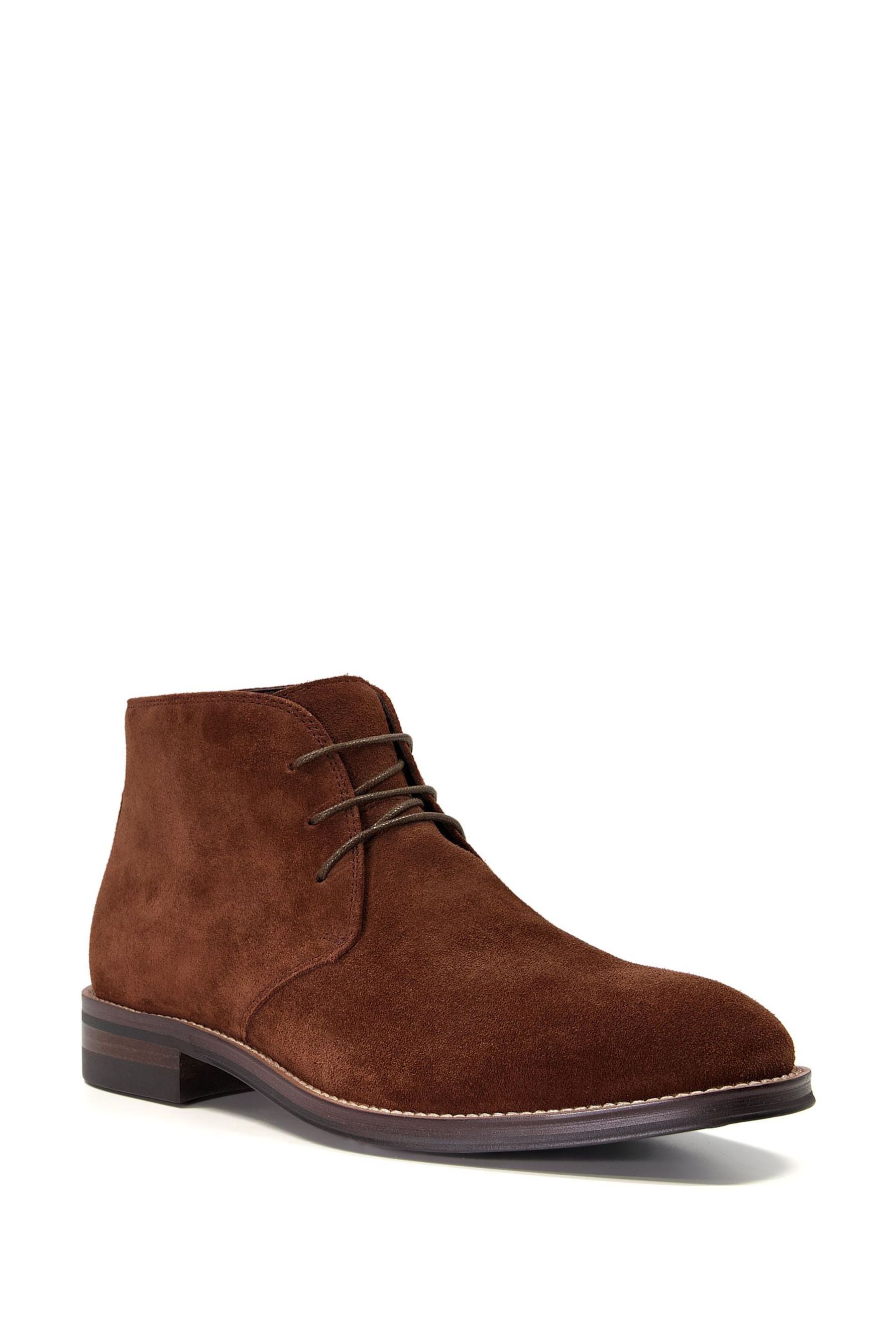 Buy Dune London Brown Maloney Sole Suede Chukka boots from Next Luxembourg
