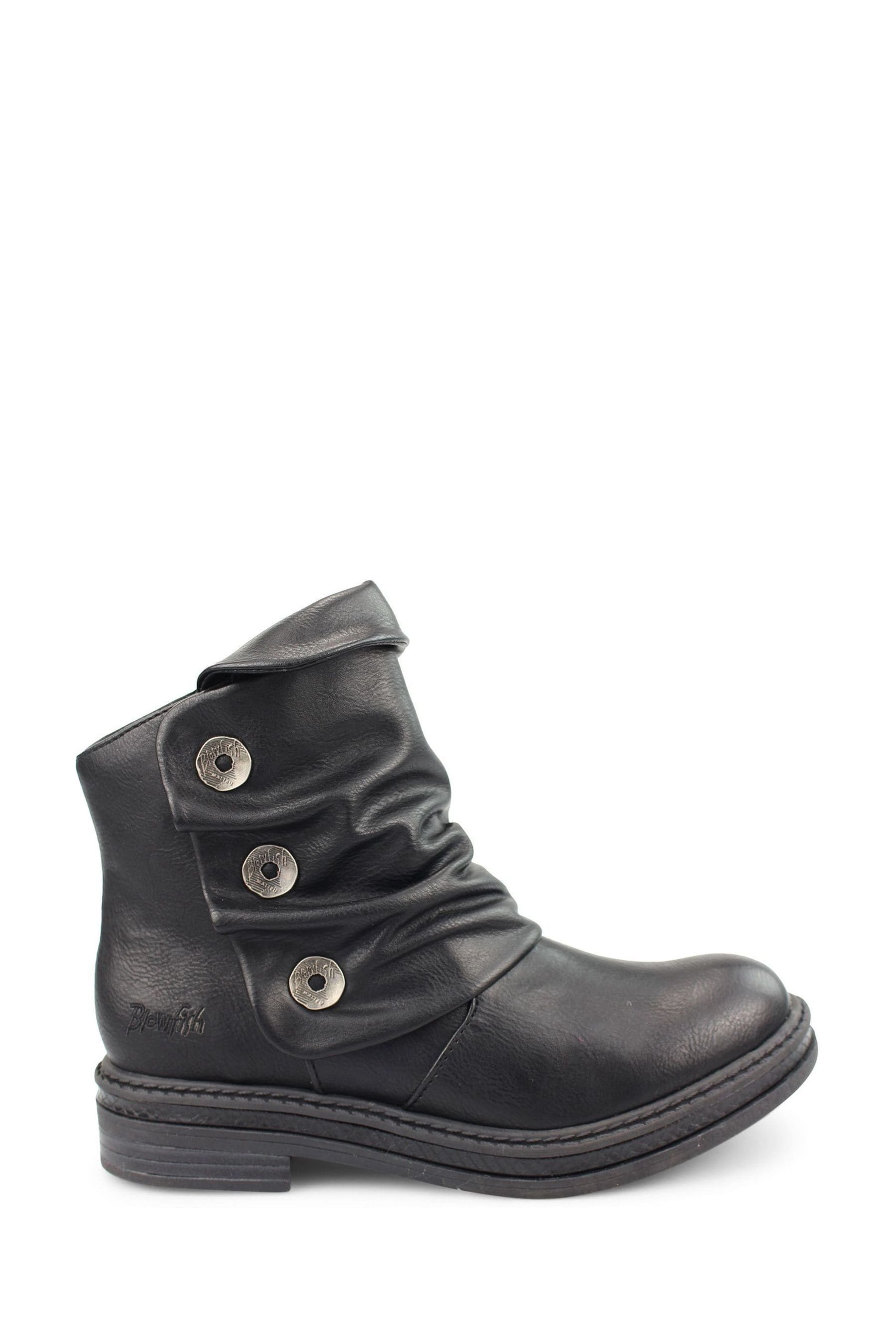 Blowfish Malibu Womens Kay Kay B Vegan Black Ankle Boots