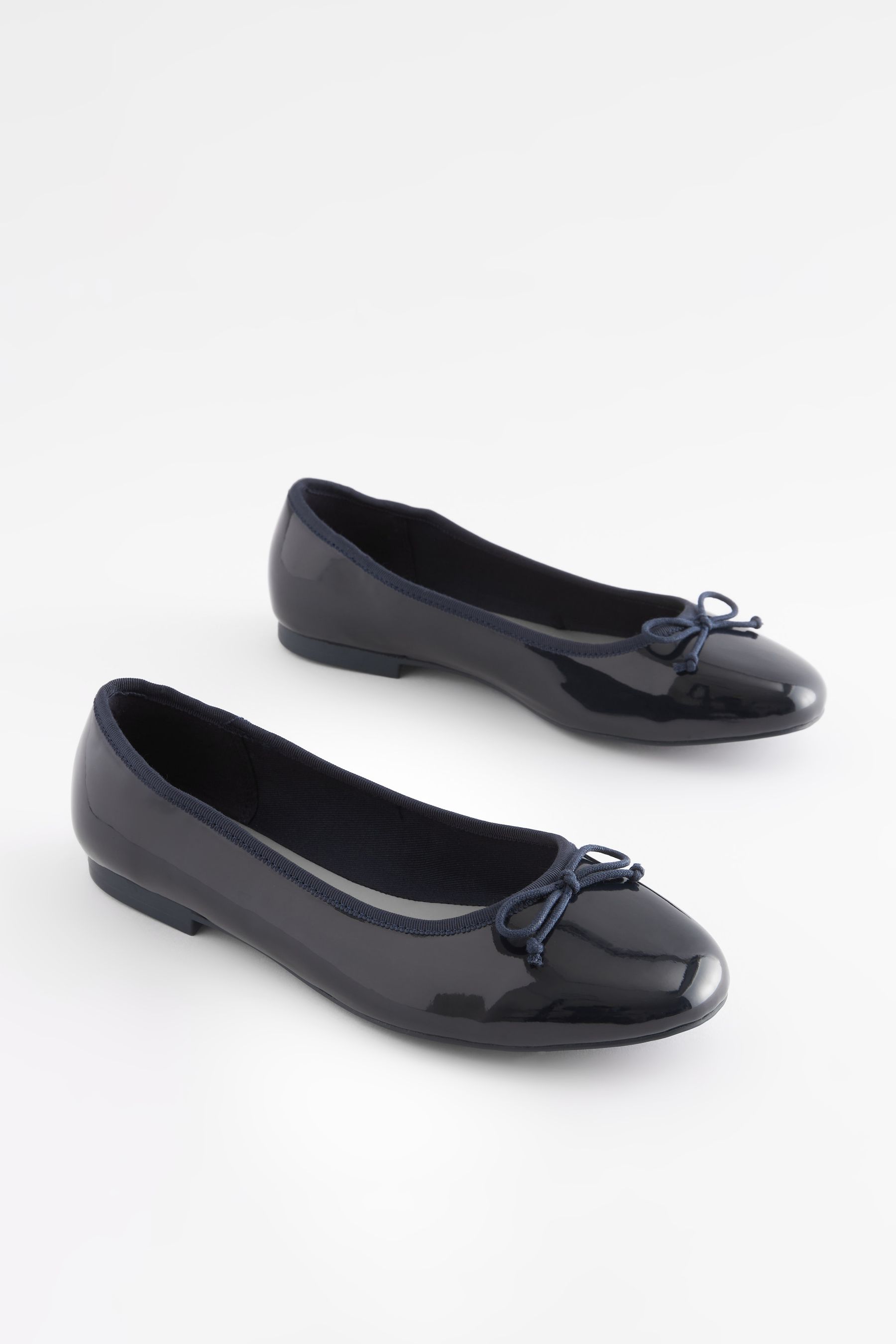 Next navy flat shoes cheap