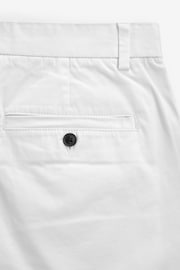 White Straight Fit Stretch Chinos Shorts - Image 7 of 9