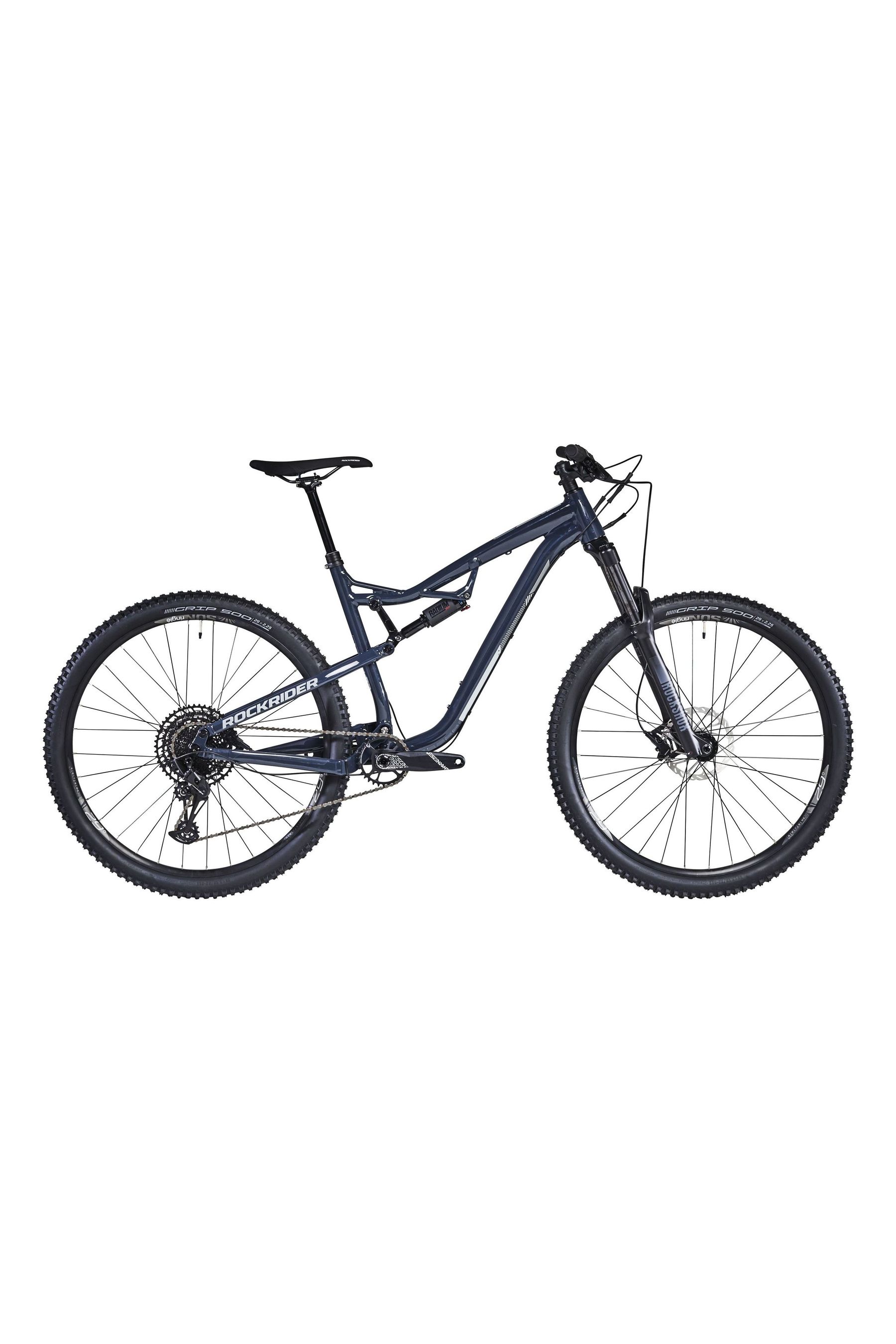 Buy Decathlon Black Full Suspension Rockrider 150 164 Cm Mountain Bike from the Next UK online shop