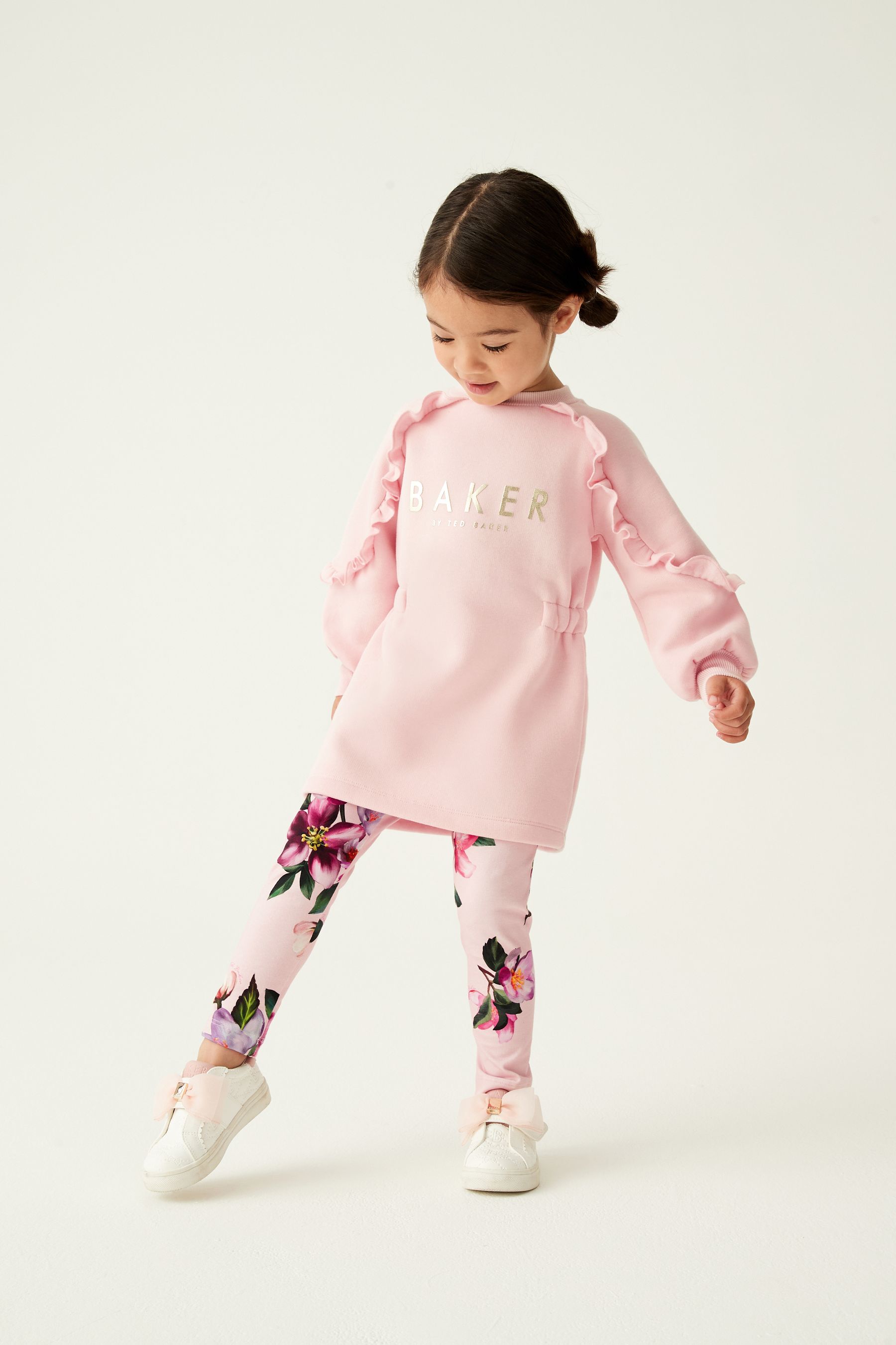 Buy Baker by Ted Baker Floral Legging and Longline Sweater Set from Next Armenia
