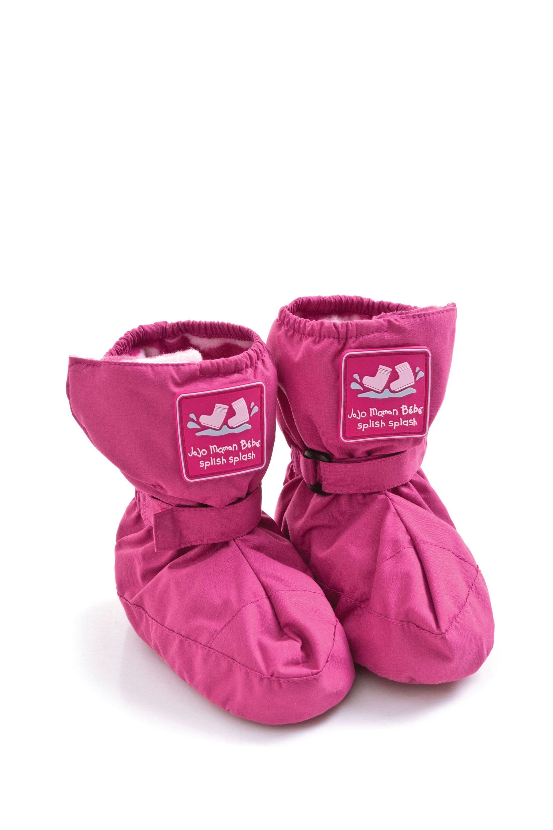 Buy JoJo Maman Bebe Fuschia Pink Waterproof Fleece Lined Baby Booties from Next Kuwait