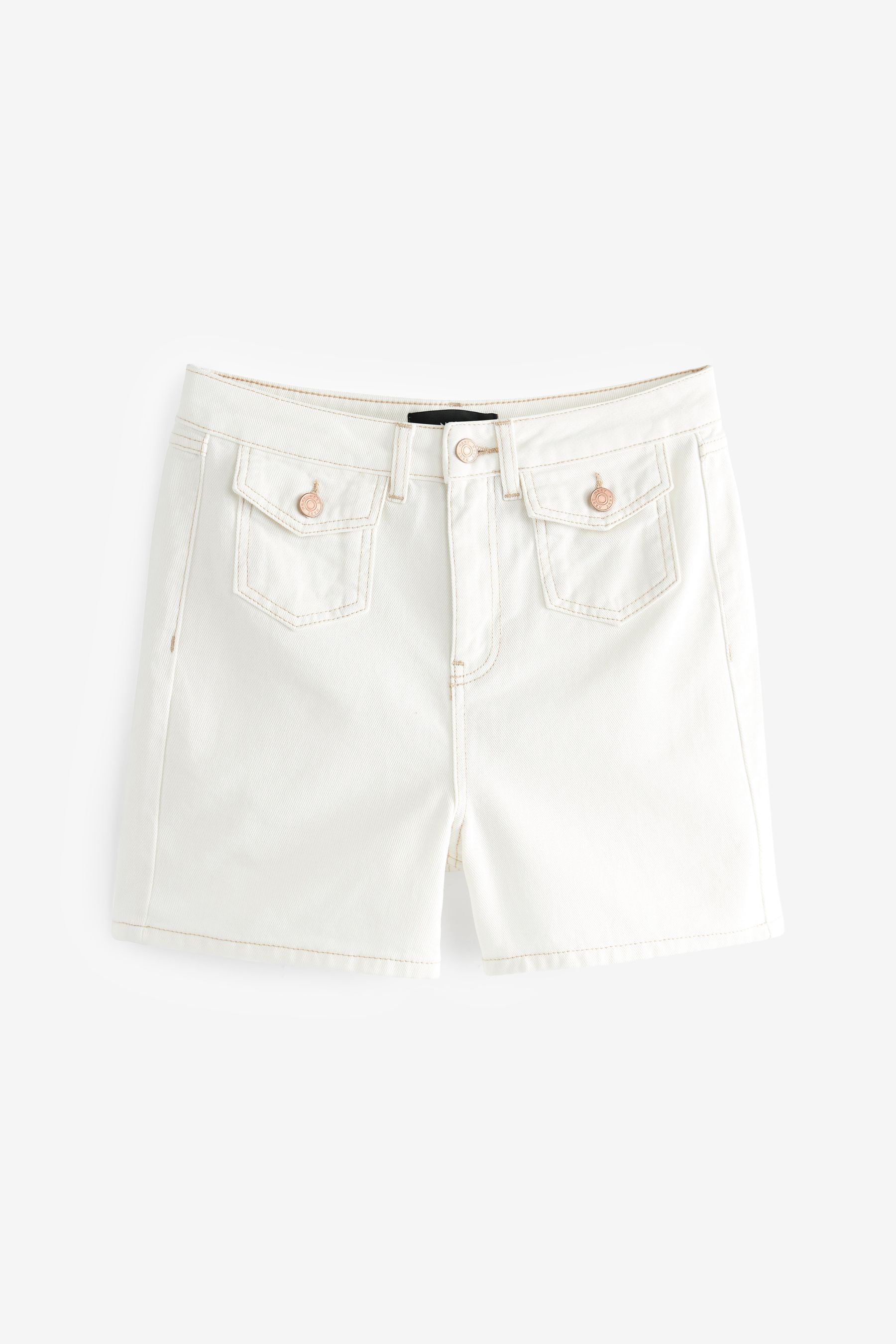 White denim shorts next top