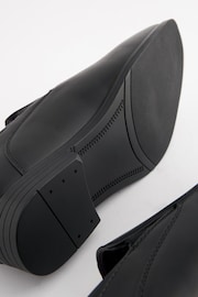 Black Panel Slip-On Shoes - Image 6 of 7