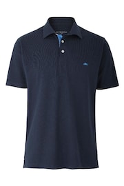 Savile Row Co Navy Classic Fit Polo Shirt - Image 2 of 3