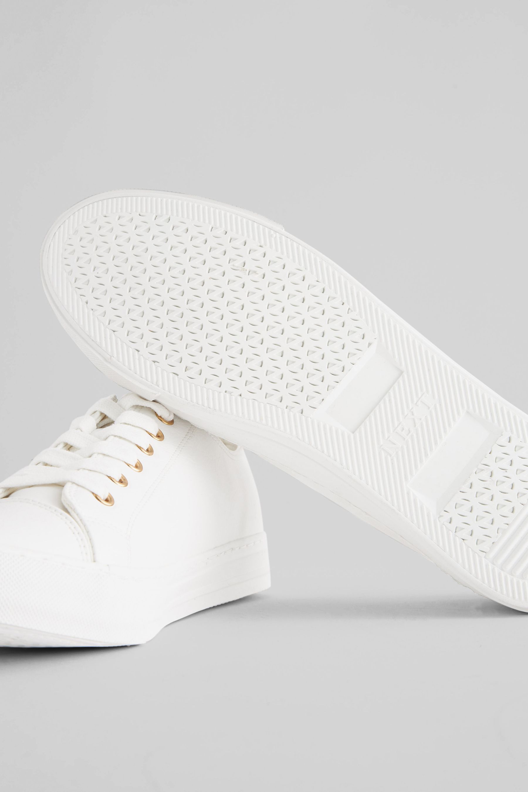 Buy White Wide Fit Forever Comfort Patent Baseball Trainers from the Next UK online shop