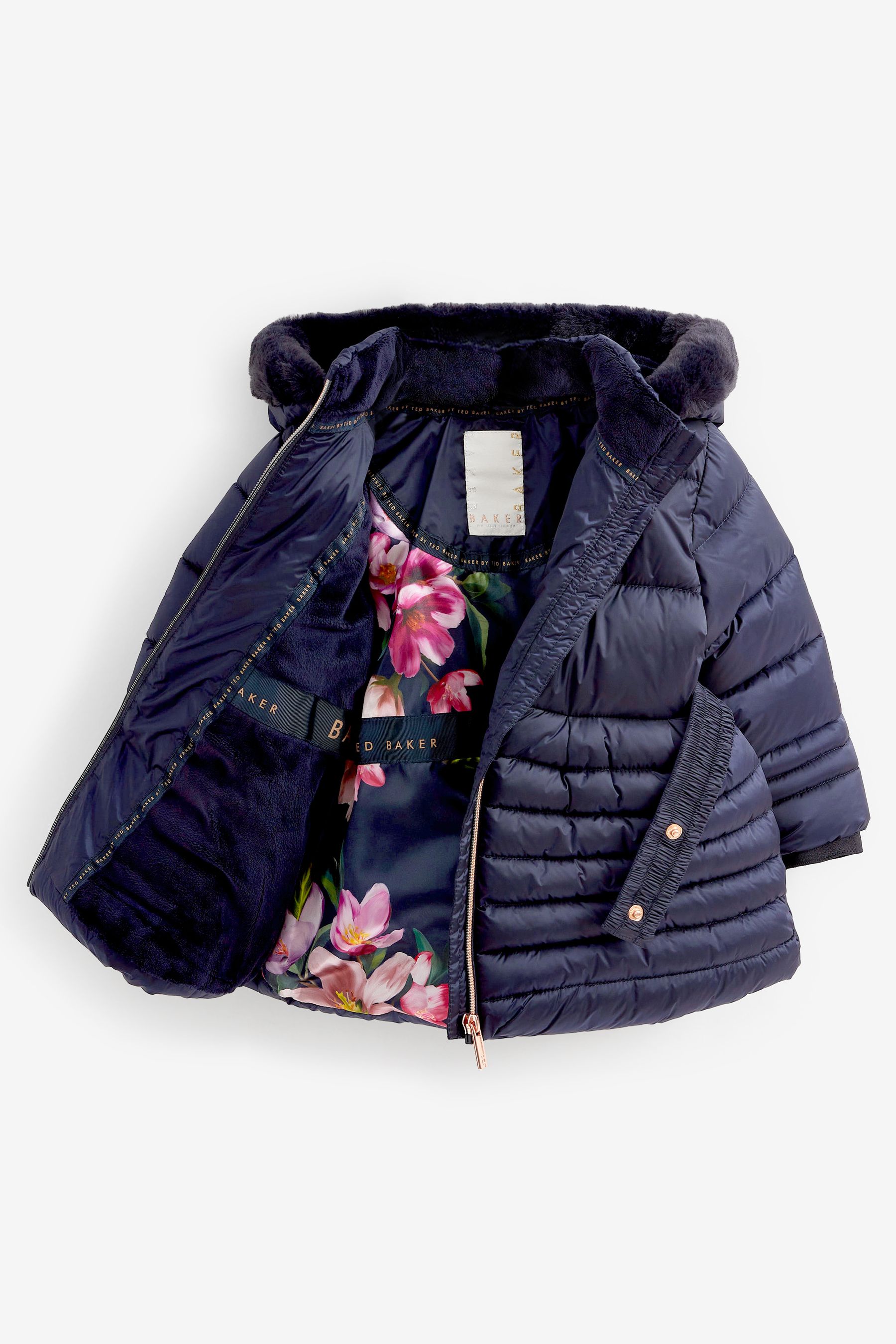 Girls coat with mittens online