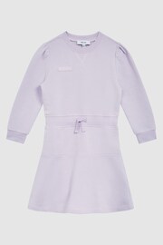 Reiss Lilac Maeve Senior Relaxed Jersey Dress - Image 2 of 7