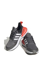 adidas Grey Sportswear Kids Rapidasport Bounce Lace Trainers - Image 4 of 9