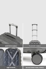 Flight Knight Medium Hardcase Lightweight Check In Suitcase With 4 Wheels - Image 2 of 7