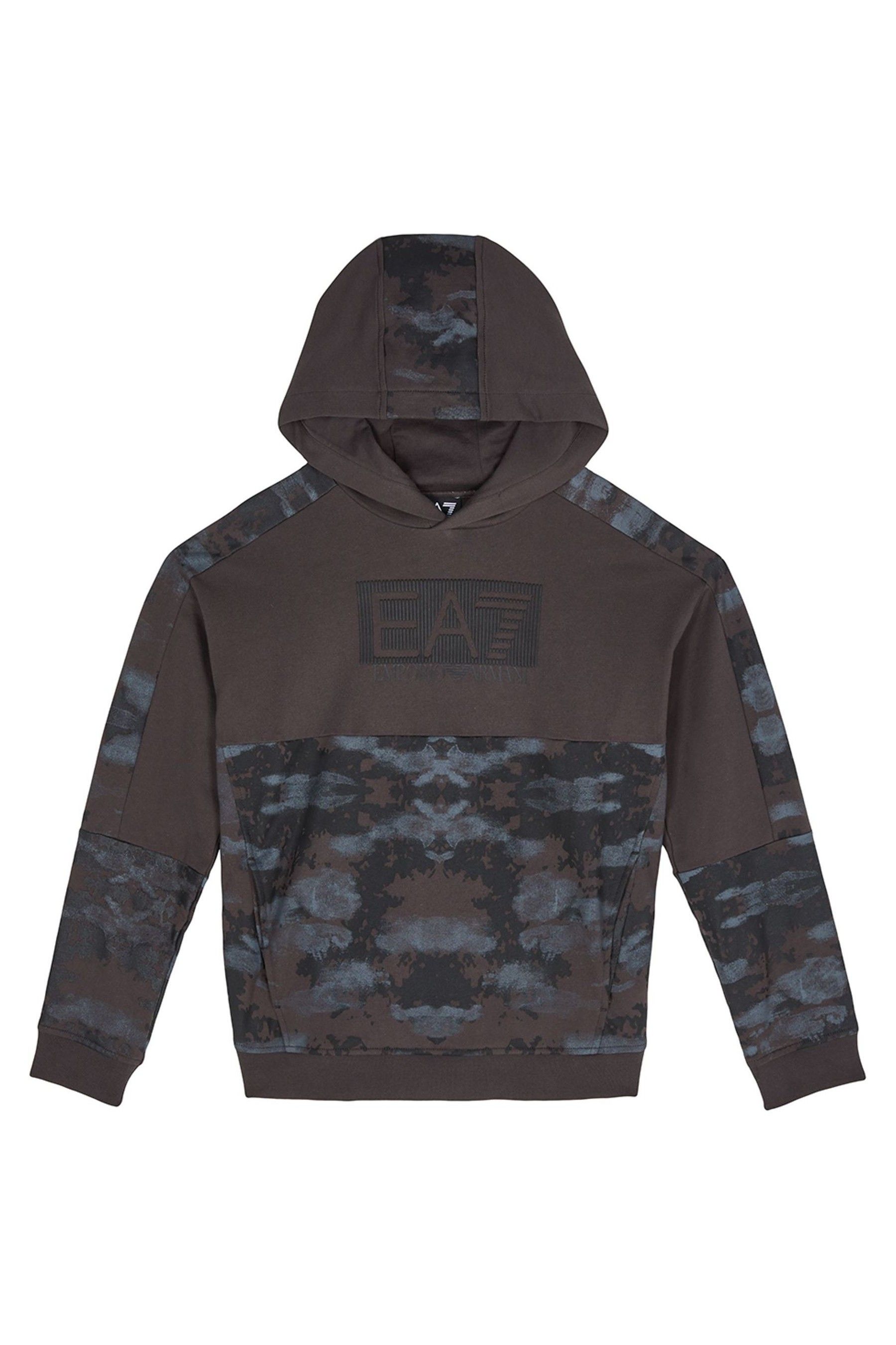 Ea7 camo hoodie outlet