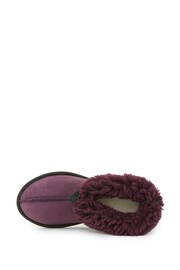 Celtic & Co. Ladies Pink Sheepskin Bootee Slippers - Image 5 of 6