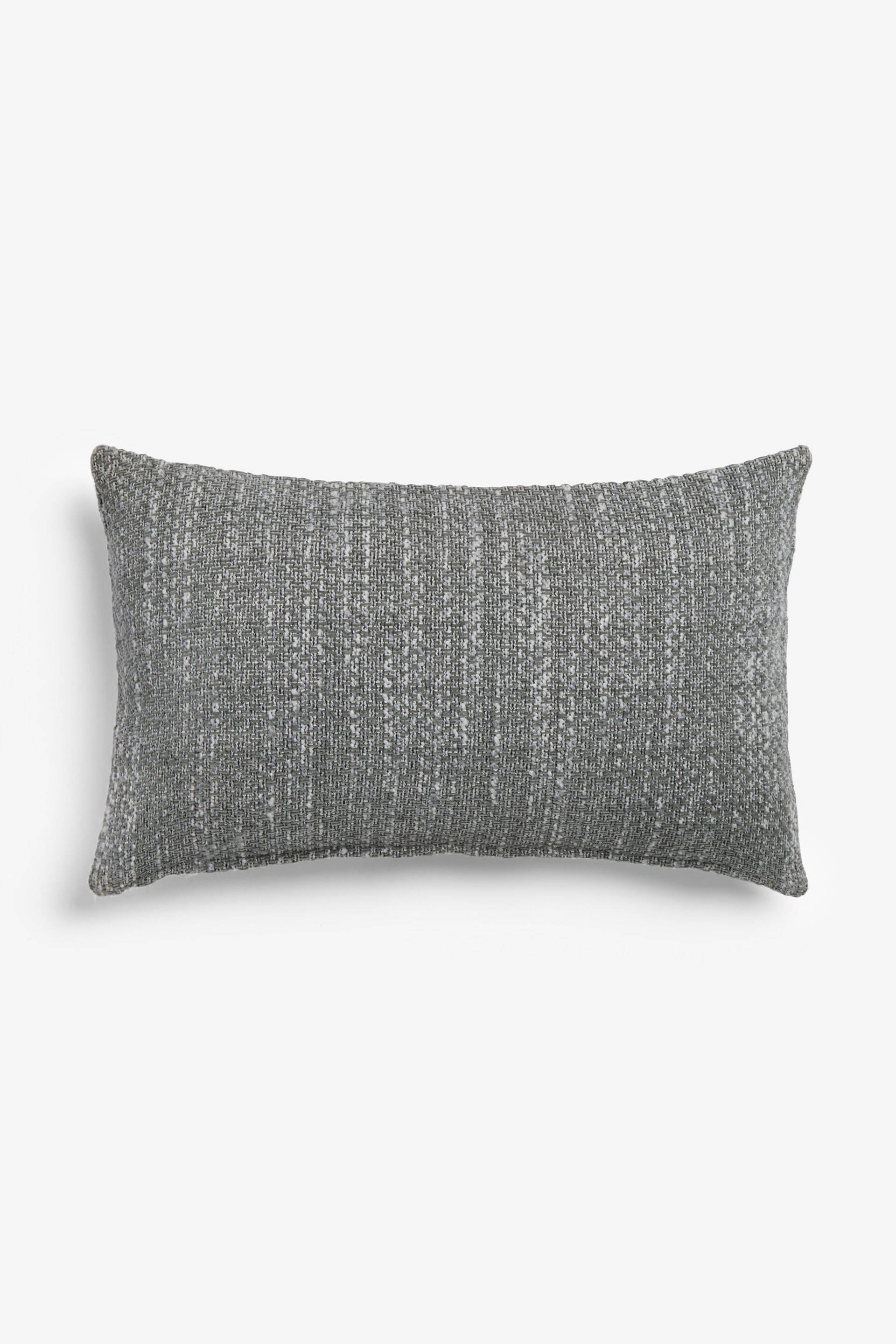 Grey 40 x 59cm Ashton Chenille Cushion - Image 2 of 5