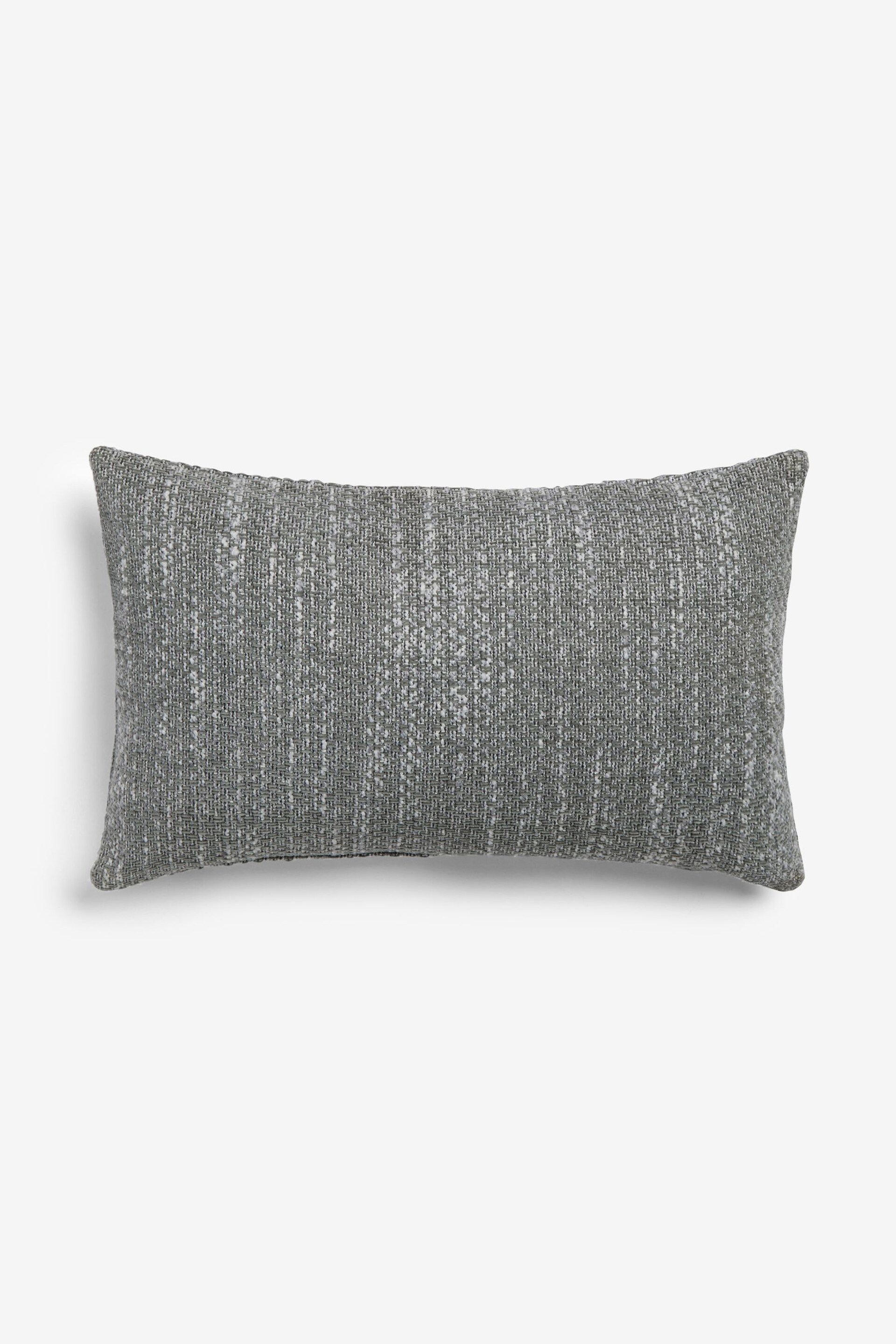 Grey 40 x 59cm Ashton Chenille Cushion - Image 5 of 5