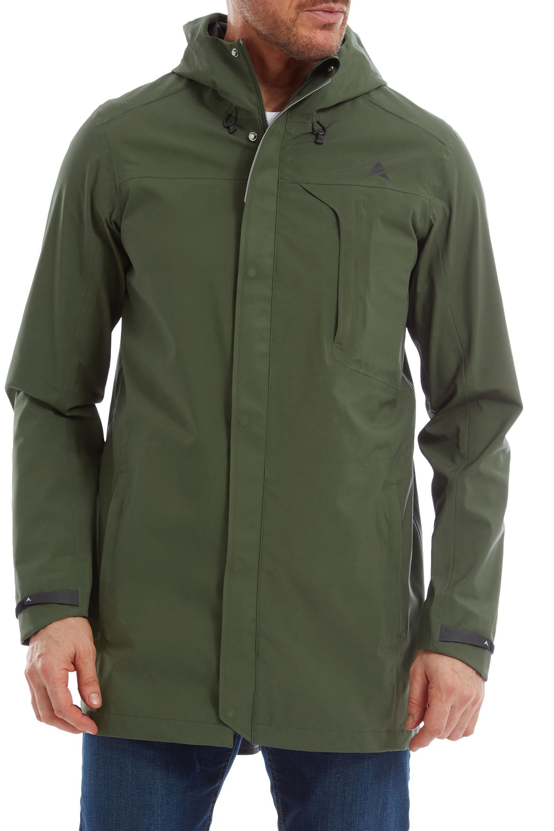 Buy Altura Mens Green Grid Parka Waterproof Jacket from Next Luxembourg